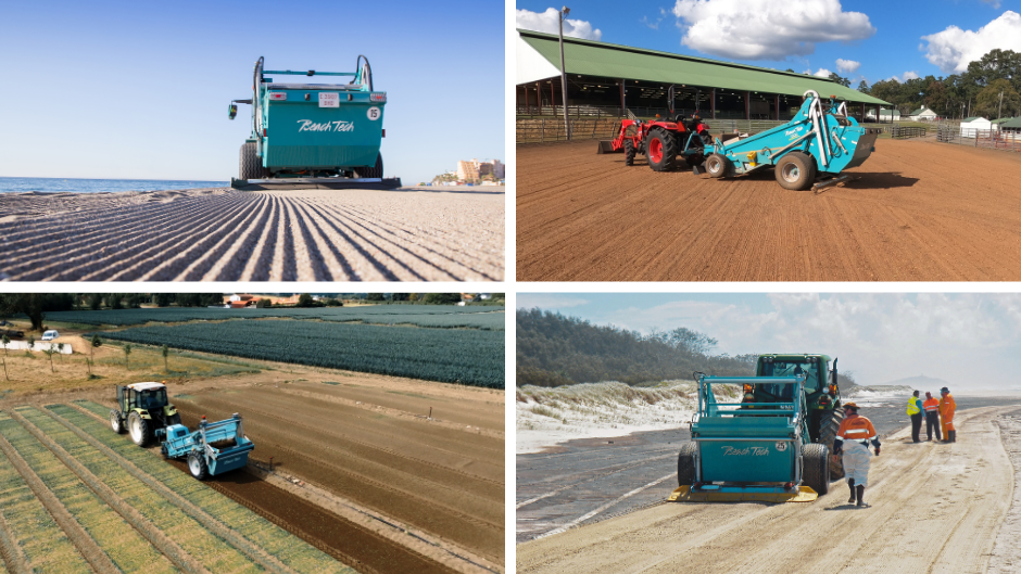 Cleaning machines for your application – clean beaches, sand and soil.