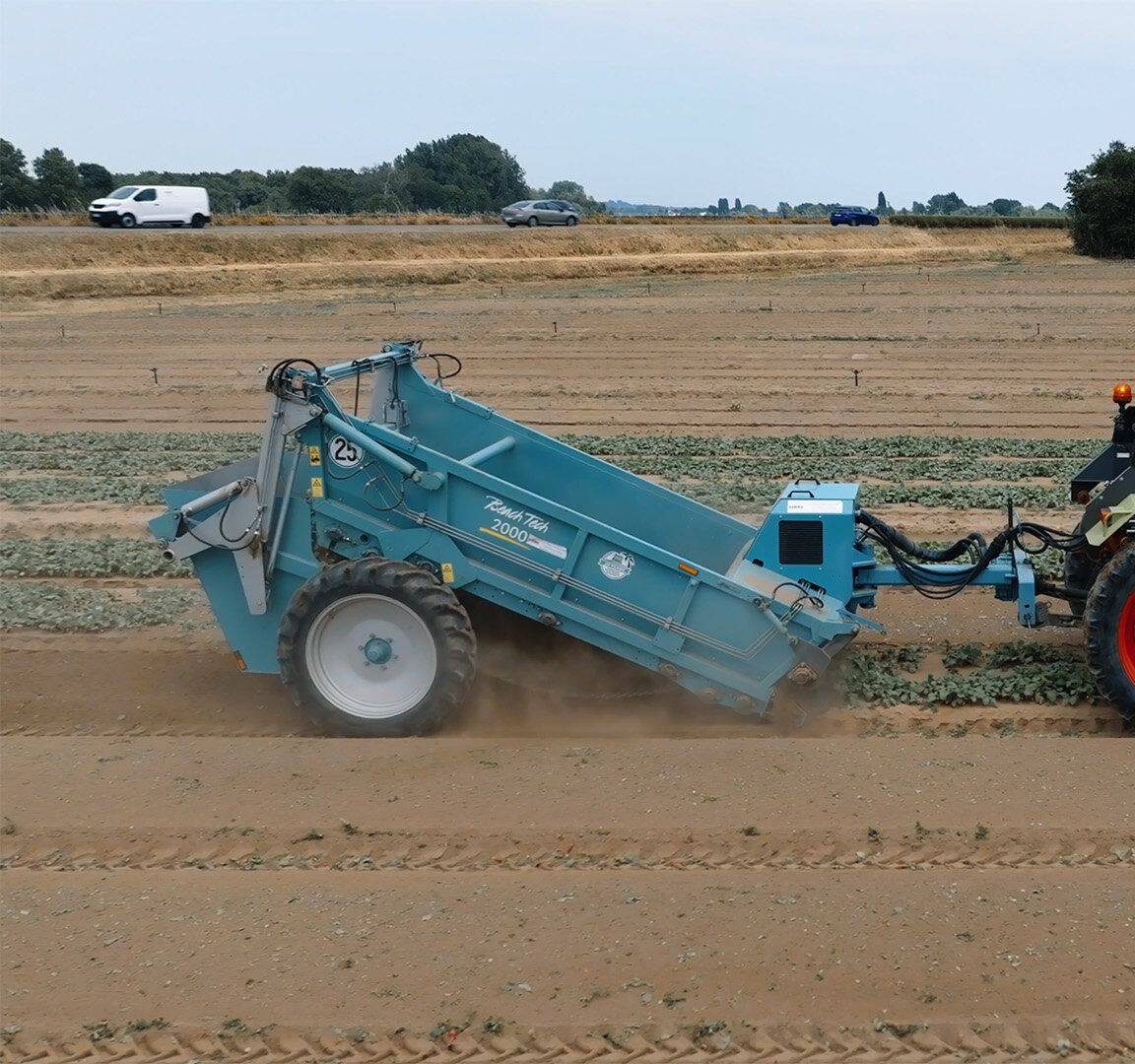 BeachTech 1000 on a seedbed